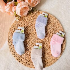 Chaussettes bébé bio anti-dérapantes - biorganic
