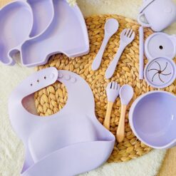 Set repas bébé en silicone : tout-en-un pour les premiers repas