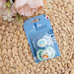 Lot de 2 sucettes Anatomiques 6 mois + - Dodie - maman d'amour