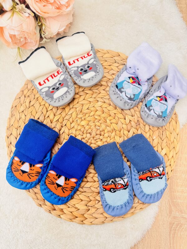 Chaussettes Antidérapantes Pour Fille Garçons Bébés Enfants - 8