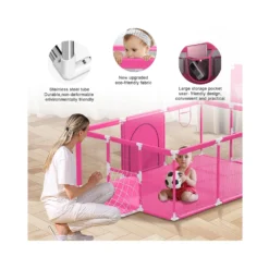 Parc bébé jeux et divertissemnt Anti-Chute Rectangle