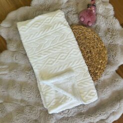 Couverture Microseda Tricot NafNaf molletonnée 80x110 cm