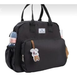 sac à langer à dos 2 en 1  multipoches - intemporel et fonctionnel