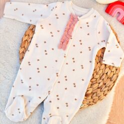 Grenouillère sweet lady un nid douillet pour bébé - Coton organique
