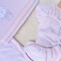 Coffret Douceur 3 pièces Rose Monbaby 1m20/60 - monbaby