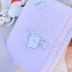 Coffret Douceur 3 pièces Rose Monbaby 1m20/60 - monbabyb