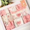 Coffret naissance 10 Pcs rose - baby love