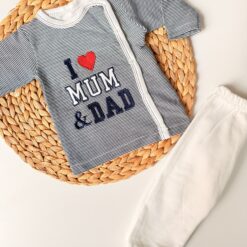 Ensemble Pyjama Naissance Coton Doux - Made with love