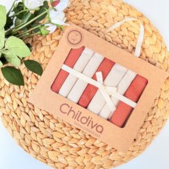 Lingettes pour la bouche délicate de votre bébé Bébé 100% Coton - Pack de 7