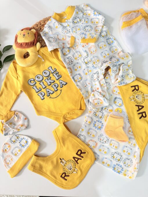 Pack naissance 8 pcs Baby Roar : Confort & Style de Naissance à 6 Mois