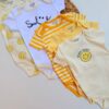 Pack 5 Bodies Bébé Coton : Motifs Mignons & Coloris smiley