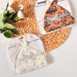 Lot de 3 Bonnets à Nœud en Coton : Adorables & Assortis pour garcons