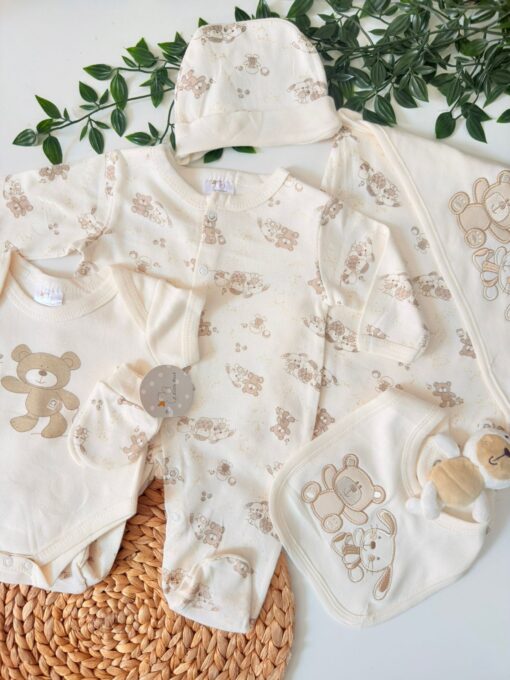 Pack Naissance 7 Pcs coton pur - Two Little Bears