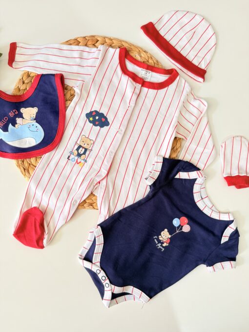 Pack naissance 5 pcs doux bear- set complet de clinique