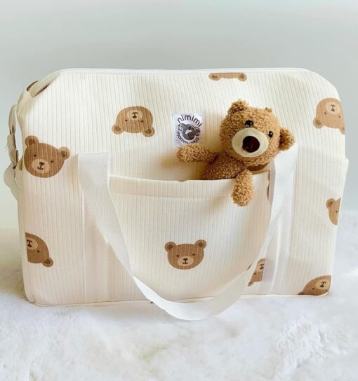 Sac de Maternité lavable léger et Confortable – Motif ourson