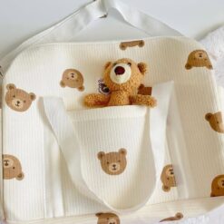 Sac de Maternité lavable léger et Confortable – Motif ourson