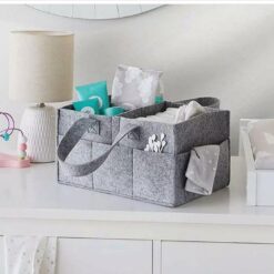 Panier de Rangement Portable pour Couches & Affaires de Bébé