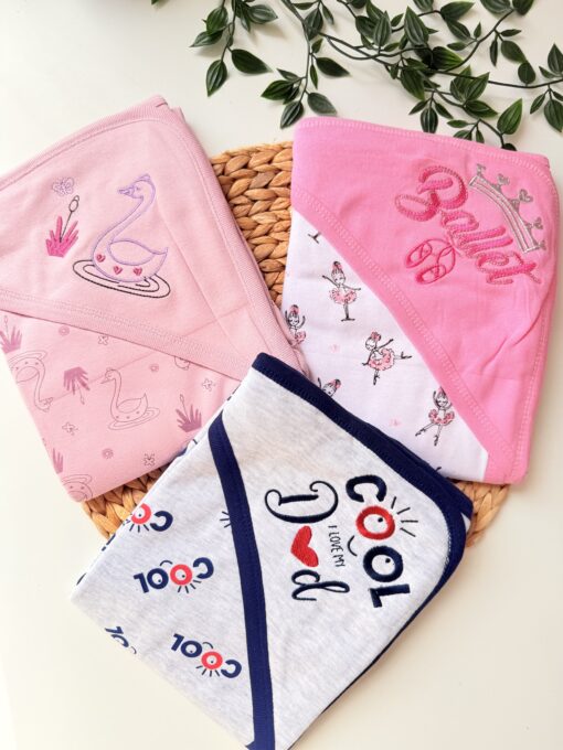 Couverture cape Ultra Douce & Soft Coton Pur - Jolis Motifs