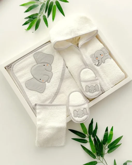 coffret sortie de bain 5 PCS. LUX SET - FUN ELEPHANT