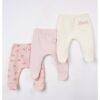 Lot de 3 pantalons bébé fille, confortables et respirants