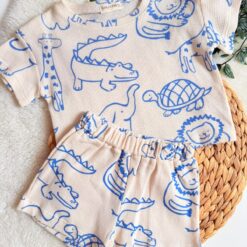 Ensemble bébé short-t-shirt - coton respirant