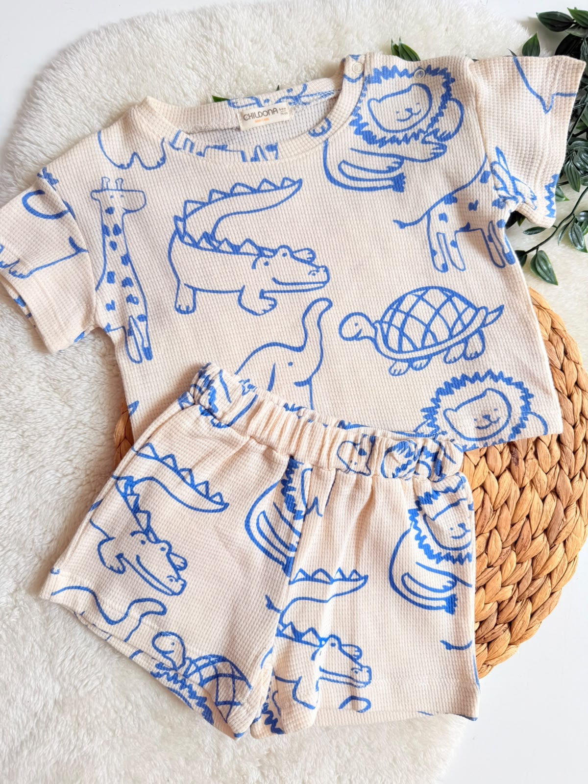 Ensemble bébé short-t-shirt - coton respirant