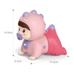 dimension Poupée Bébé Rampante Huanger avec Musique et Lumières