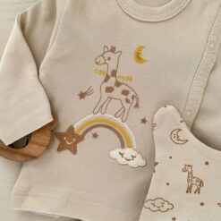 Pyjama Bébé avec Bonnet - Coton Ultra-Doux