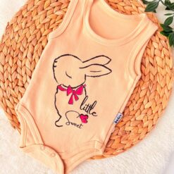 Body Lapin sanc manches : Mignon et tout doux