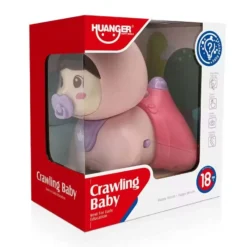 Poupée Bébé Rampante Huanger avec Musique et Lumières