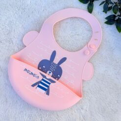 Bavoir Bébé en Silicone - Repas Propres et Motifs Ludiques