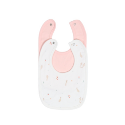 Lot 2 Bavoirs en Coton Faces Jersey et Éponge Ultra Absorbants - Bebekevi