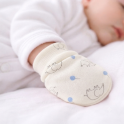 Lot de 2 Moufles bébé 100% Coton - Bebekevi - Motif Garçon