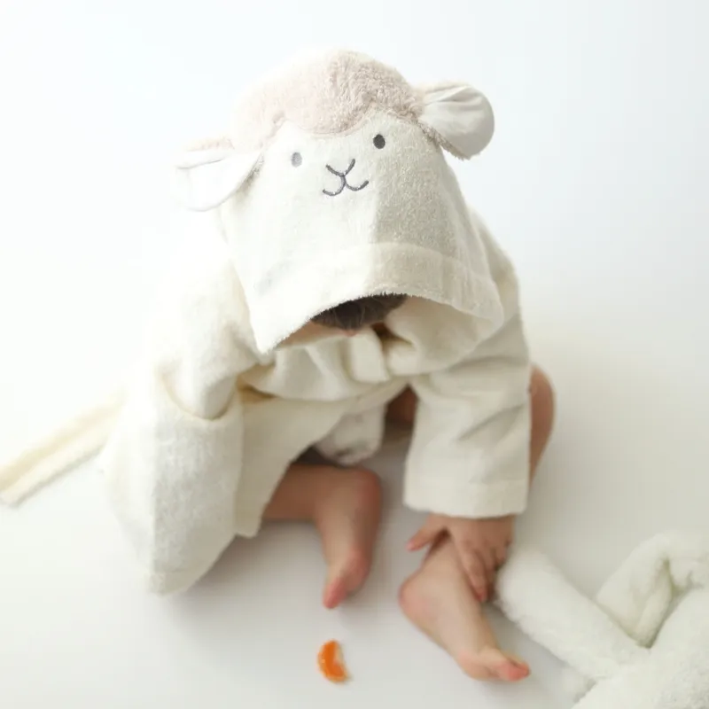 Coffret sortie de Bain Bébé 4 Pièces – Bebekevi – Élégance et Douceur – Image 4